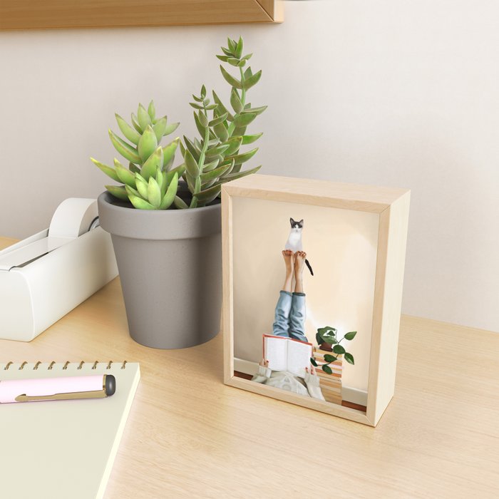 Paws and Prose Mini Art Print Gallery Image 2