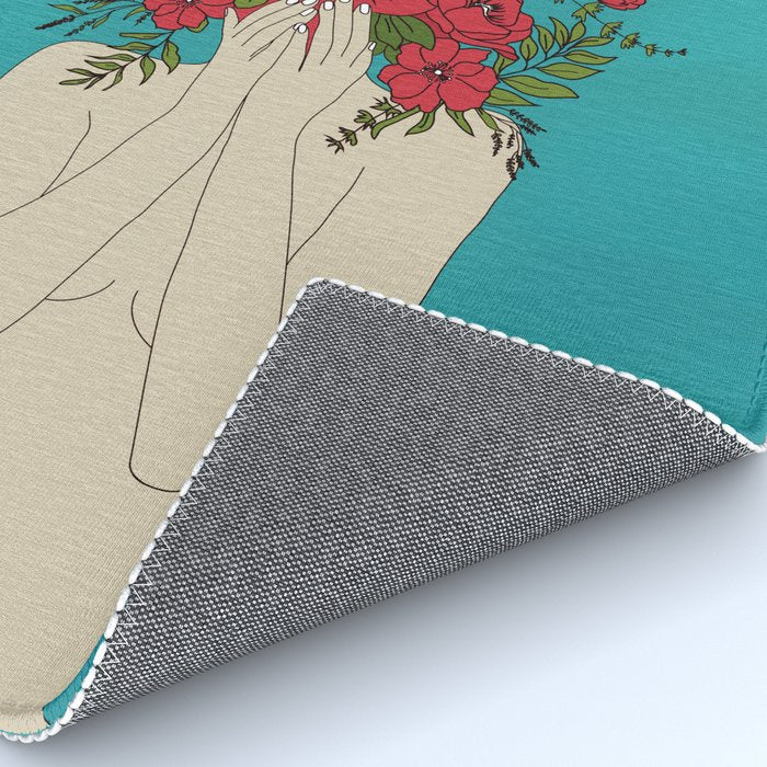 Blooming Red Rug Gallery Image 4