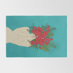 Blooming Red Rug Gallery Image 2