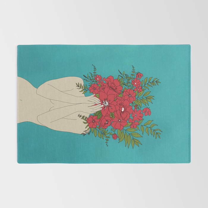 Blooming Red Rug Gallery Image 2