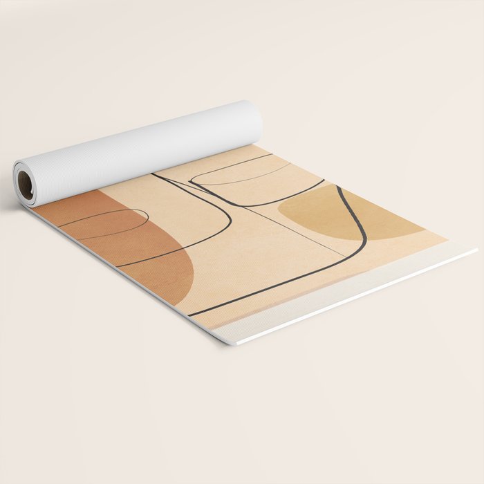 Abstract Line Kiss 2 Yoga Mat Gallery Image 2