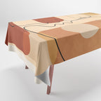 Abstract Line Kiss 2 Tablecloth Gallery Image 1