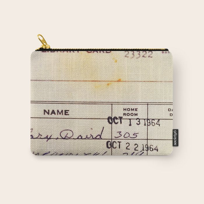 Library Card 23322 Carry All Pouch Gallery Image 1