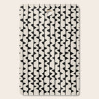 Triangles / Black & White Pattern Cutting Board Gallery Image 1