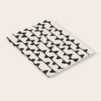 Triangles / Black & White Pattern Notebook Gallery Image 2