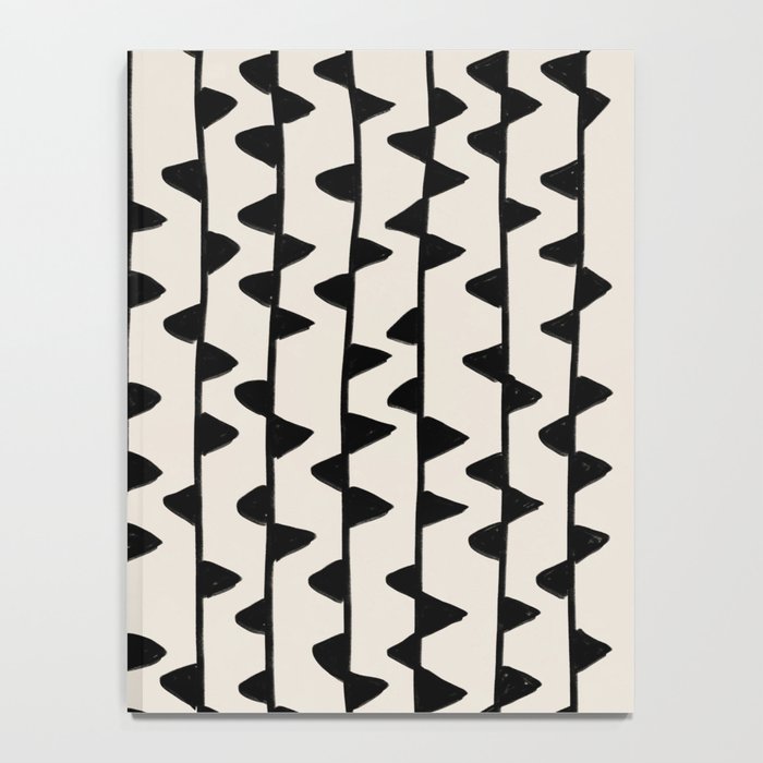Triangles / Black & White Pattern Notebook Gallery Image 4