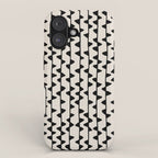 Triangles / Black & White Pattern iPhone Case Gallery Image 1