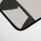 Triangles / Black & White Pattern Desk Mat Gallery Image 4