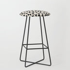 Triangles / Black & White Pattern Stool Gallery Image 1