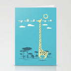 I'm like a bird (blue) Stationery Card Gallery Image 2
