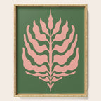 Cosmos: Matisse Leaf | Color Series I Serving Tray Gallery Image 1