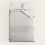 At the Seaside (three) - minimal beach series by Ingrid Beddoes Duvet Cover Gallery Image 6