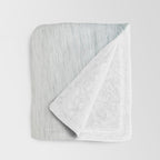 At the Seaside (three) - minimal beach series by Ingrid Beddoes Throw Blanket Gallery Image 3