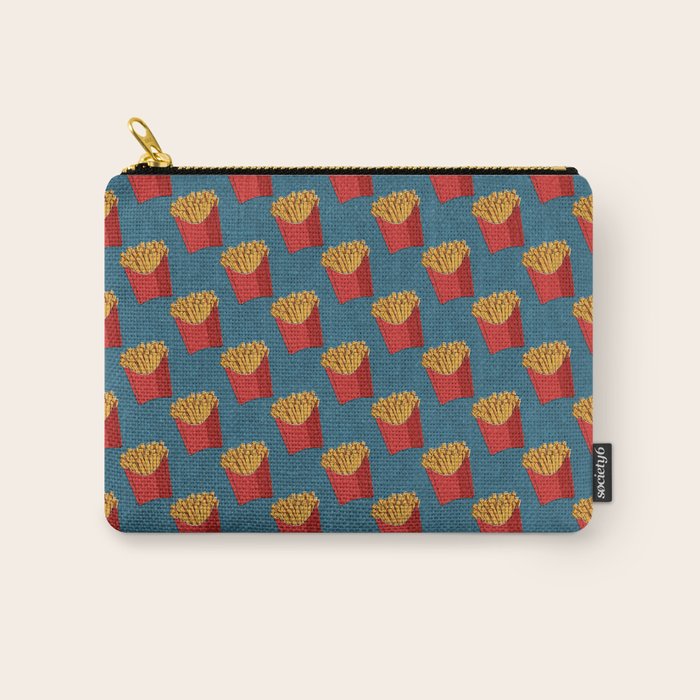 FAST FOOD / Fries - pattern Carry All Pouch Gallery Image 1