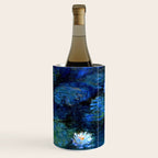 monet water lilies 1899 blue Teal Wine Chiller Gallery Image 2