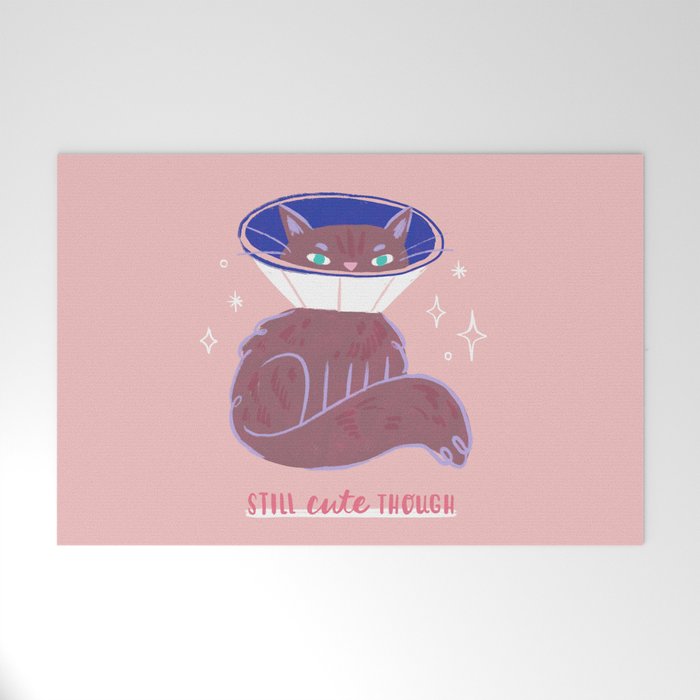 Still Cute Though - Cute Cat Welcome Mat Gallery Image 1