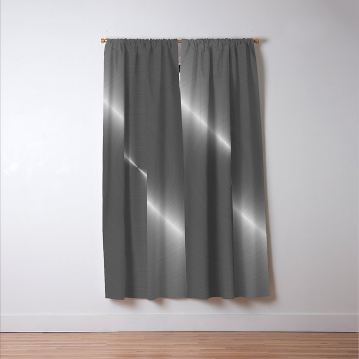 Bright Polished Titanium Metal Window Curtain Gallery Image 3