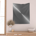 Bright Polished Titanium Metal Wall Tapestry Gallery Image 2