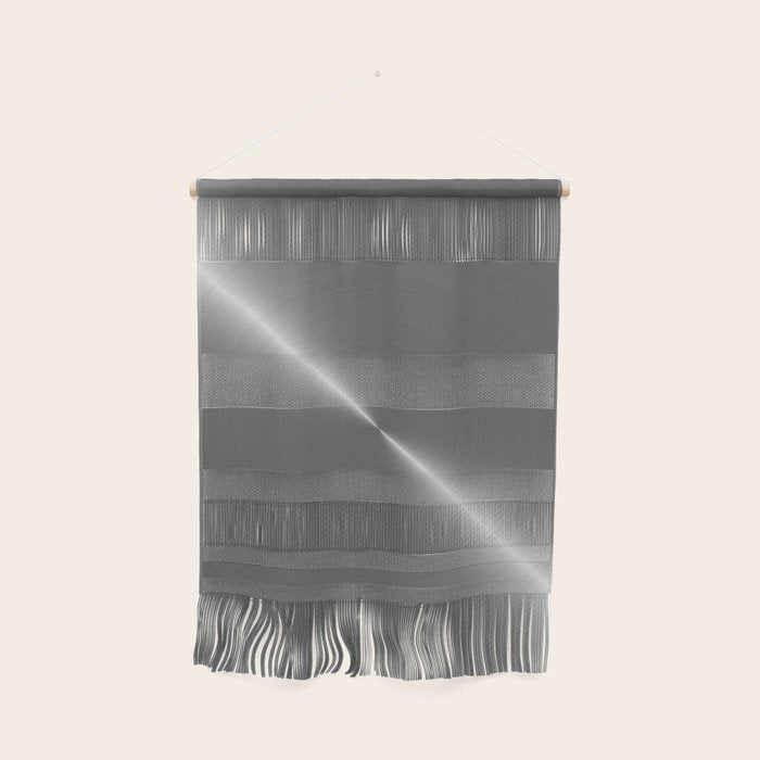 Bright Polished Titanium Metal Wall Hanging Gallery Image 1