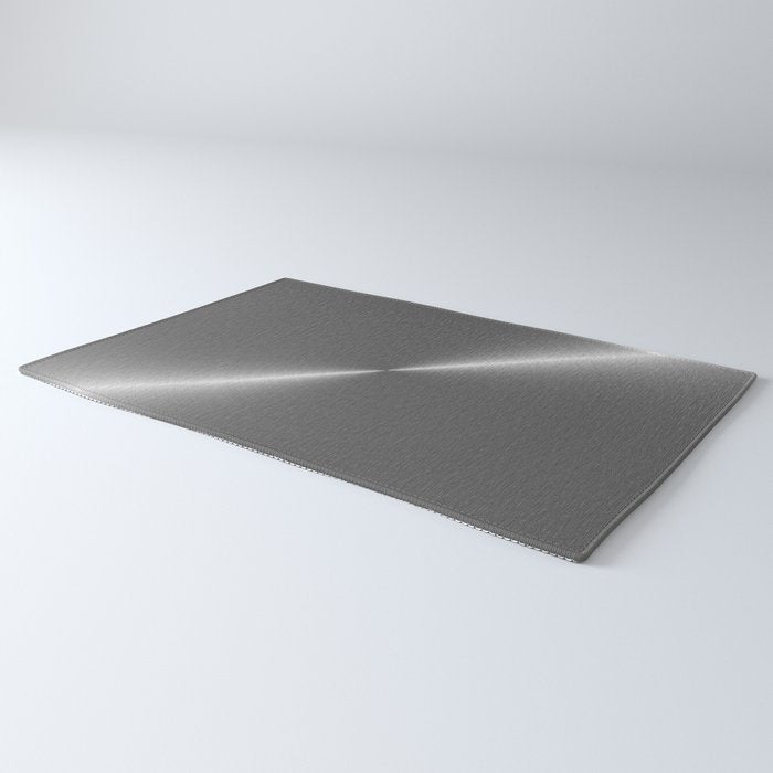 Bright Polished Titanium Metal Rug Gallery Image 3