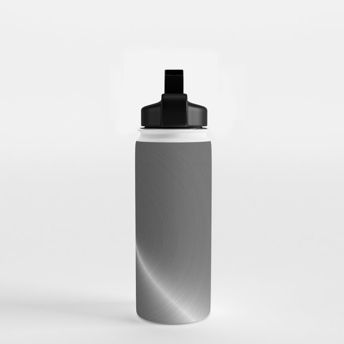 Bright Polished Titanium Metal Water Bottle Gallery Image 2