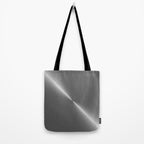 Bright Polished Titanium Metal Tote Bag Gallery Image 2