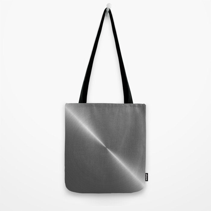 Bright Polished Titanium Metal Tote Bag Gallery Image 2