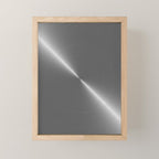 Bright Polished Titanium Metal Mini Art Print Gallery Image 1