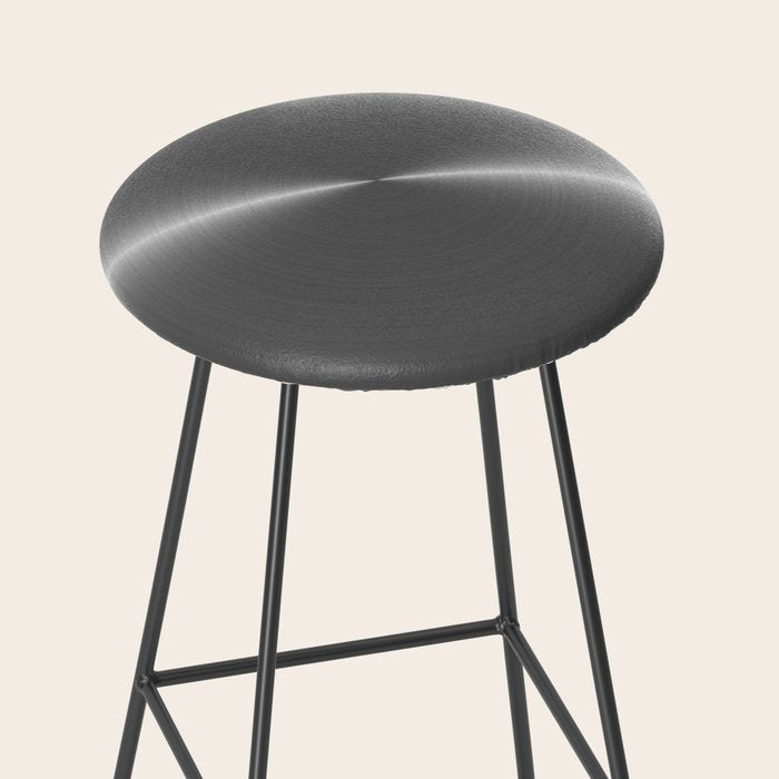 Bright Polished Titanium Metal Stool Gallery Image 2