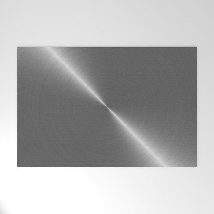 Bright Polished Titanium Metal Welcome Mat Gallery Image 1