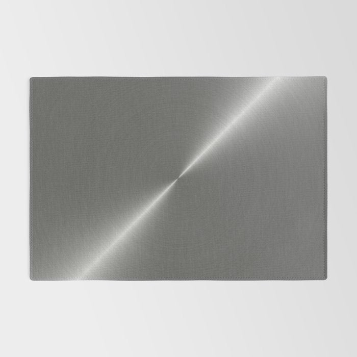 Bright Polished Titanium Metal Rug Gallery Image 2