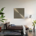 Bright Polished Titanium Metal Wood Wall Art Gallery Image 2