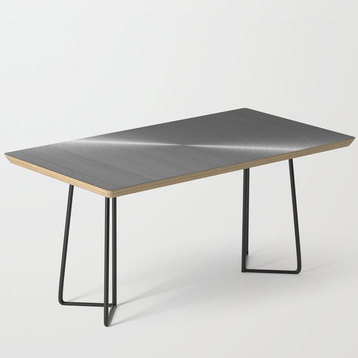 Bright Polished Titanium Metal Coffee Table Gallery Image 1