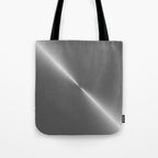 Bright Polished Titanium Metal Tote Bag Gallery Image 1
