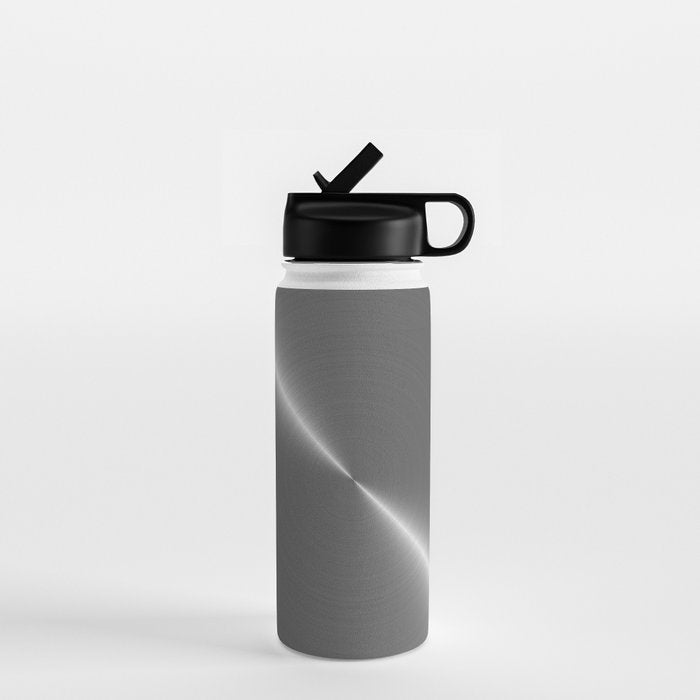 Bright Polished Titanium Metal Water Bottle Gallery Image 1