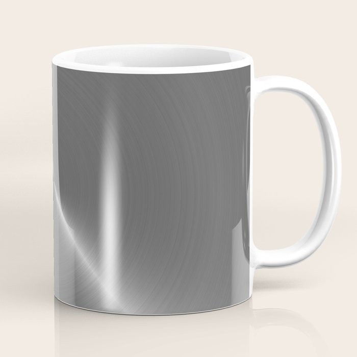 Bright Polished Titanium Metal Coffee Mug Gallery Image 1