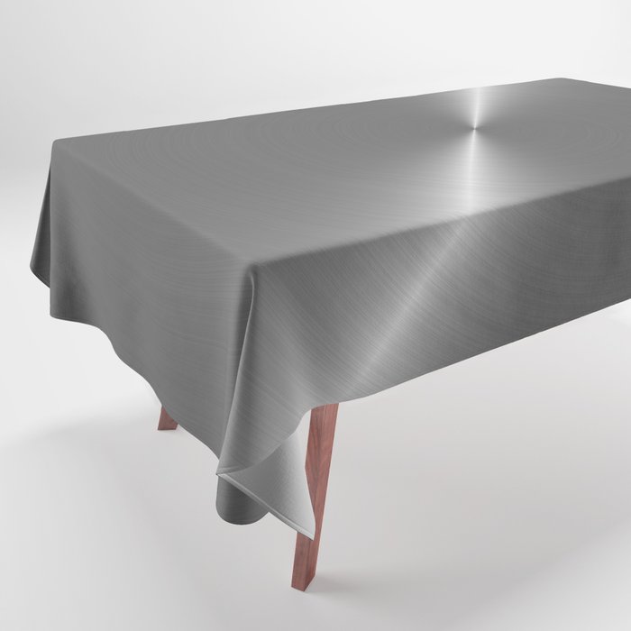 Bright Polished Titanium Metal Tablecloth Gallery Image 1