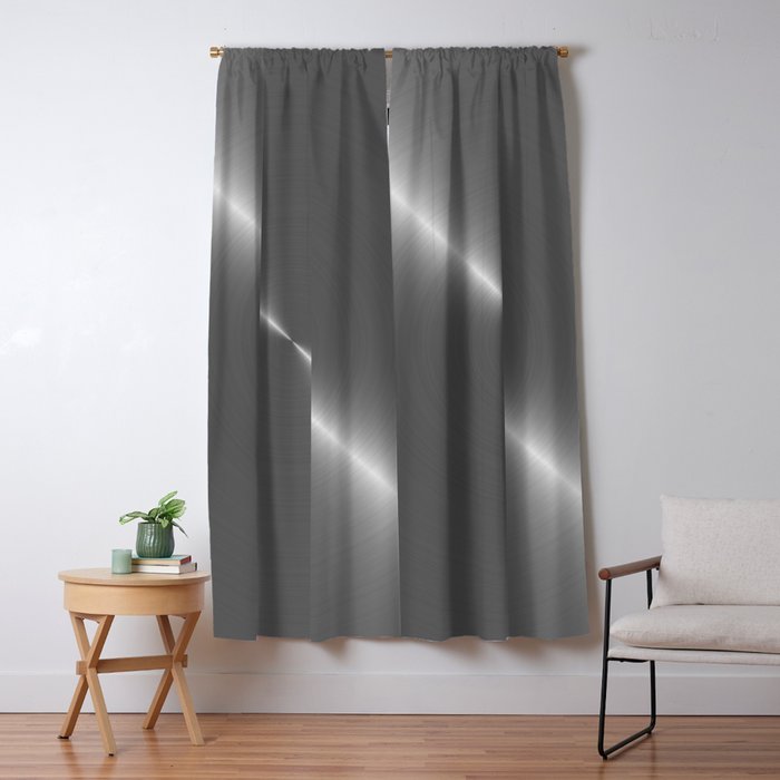 Bright Polished Titanium Metal Window Curtain Gallery Image 5