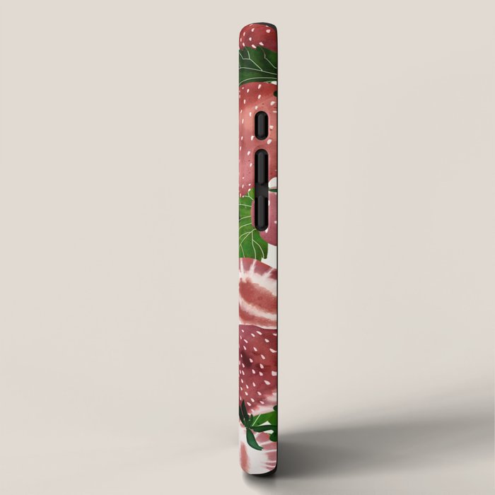 strawberry watercolor iPhone Case Gallery Image 2