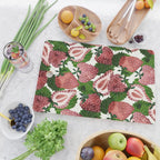 strawberry watercolor Cutting Board Gallery Image 2