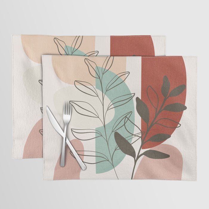 Leaf Design 06 Placemat Gallery Image 1