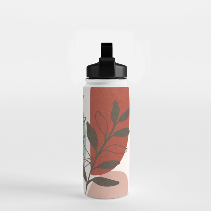 Leaf Design 06 Water Bottle Gallery Image 2