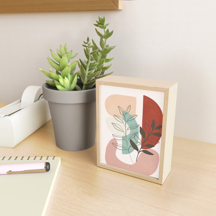 Leaf Design 06 Mini Art Print Gallery Image 2