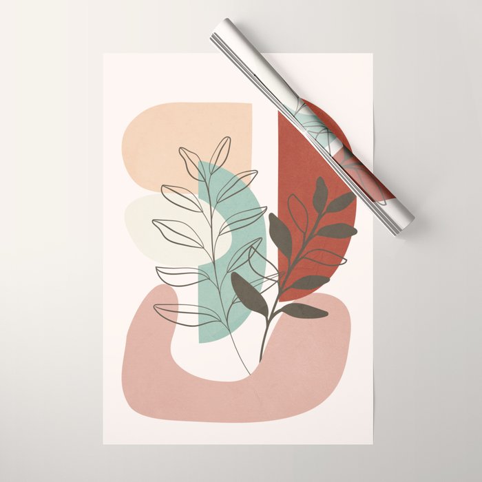 Leaf Design 06 Wrapping Paper Gallery Image 1