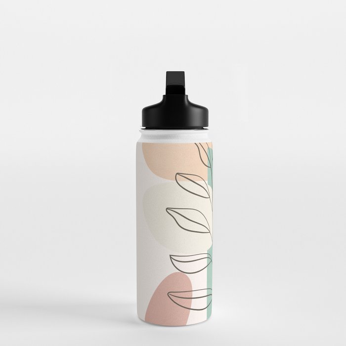 Leaf Design 06 Water Bottle Gallery Image 3