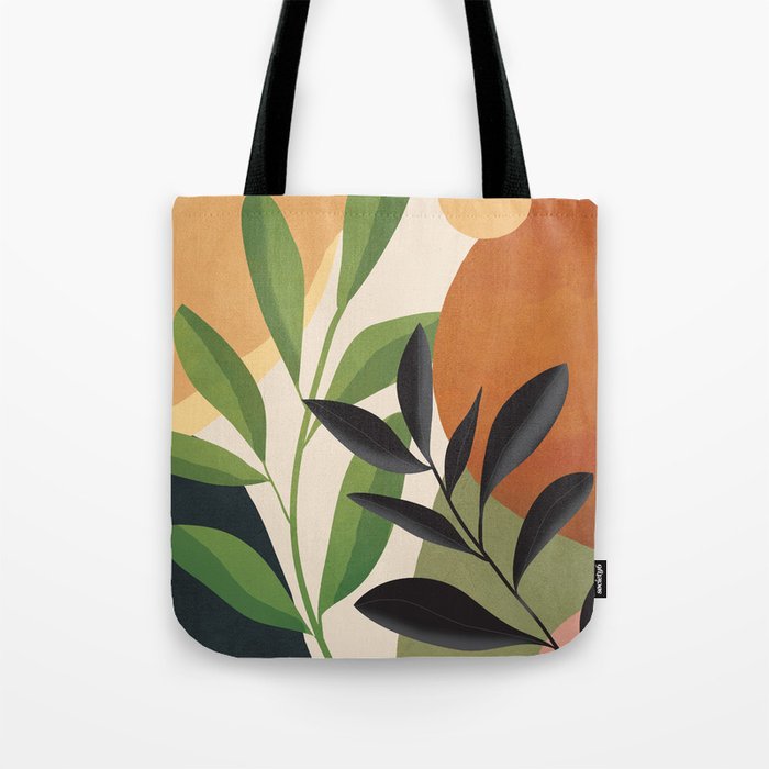 Abstract Sun Rays on the Branches 01 Tote Bag Gallery Image 1