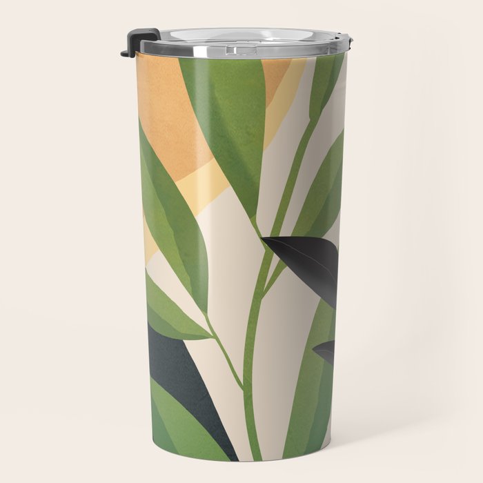 Abstract Sun Rays on the Branches 01 Travel Mug Gallery Image 3