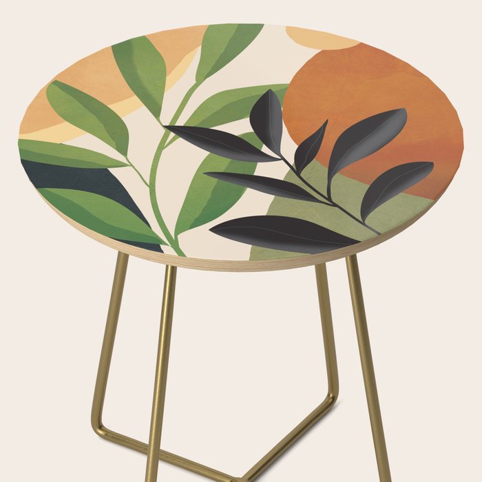 Abstract Sun Rays on the Branches 01 Side Table Gallery Image 2
