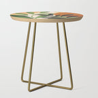 Abstract Sun Rays on the Branches 01 Side Table Gallery Image 1