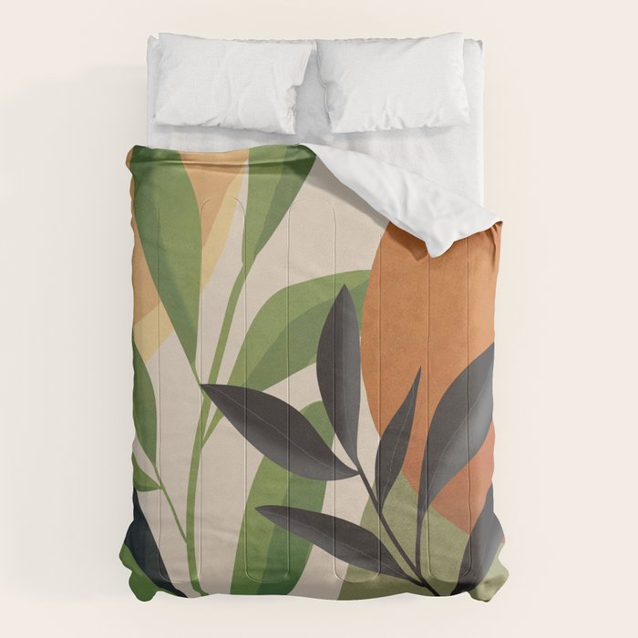 Abstract Sun Rays on the Branches 01 Comforter Gallery Image 6